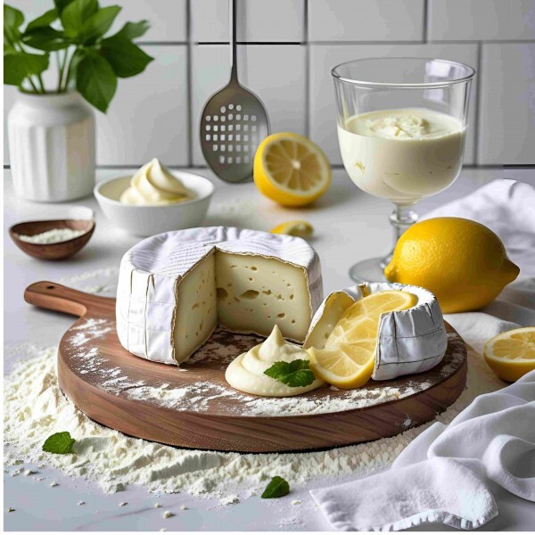 Mousse de Queijo Brie com Limão 