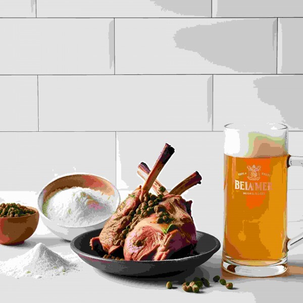 Cordeiro na cerveja e alcaparras  500gr