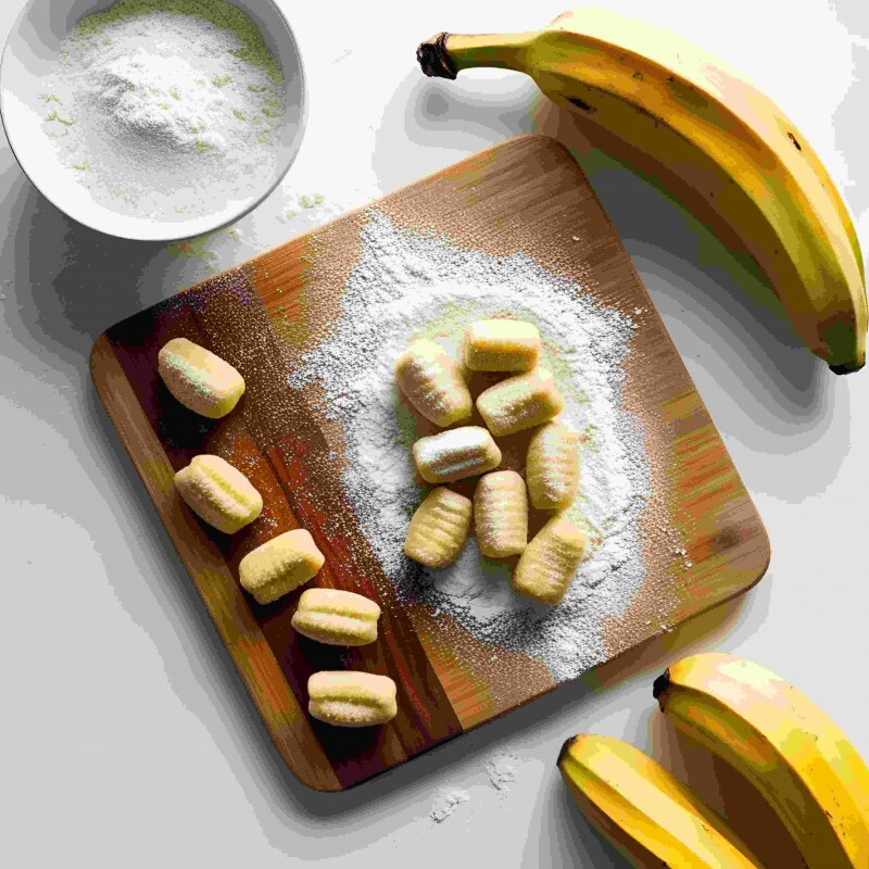 Gnocchi de banana-da-terra