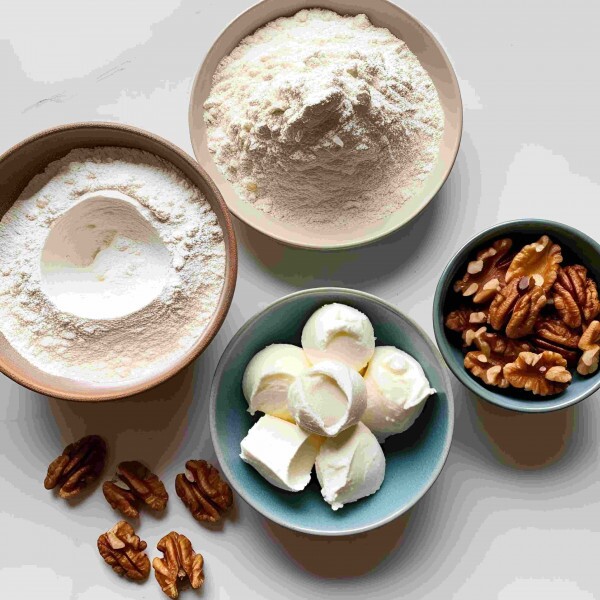 Ricota com mascarpone e nozes