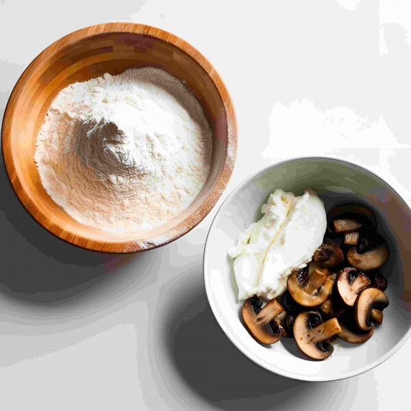 Ricota com cogumelos