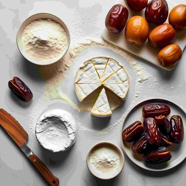 Brie com tâmara