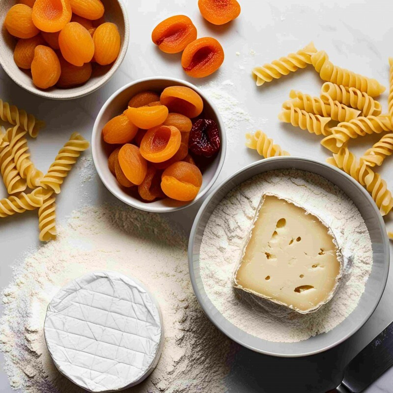 Brie com damasco