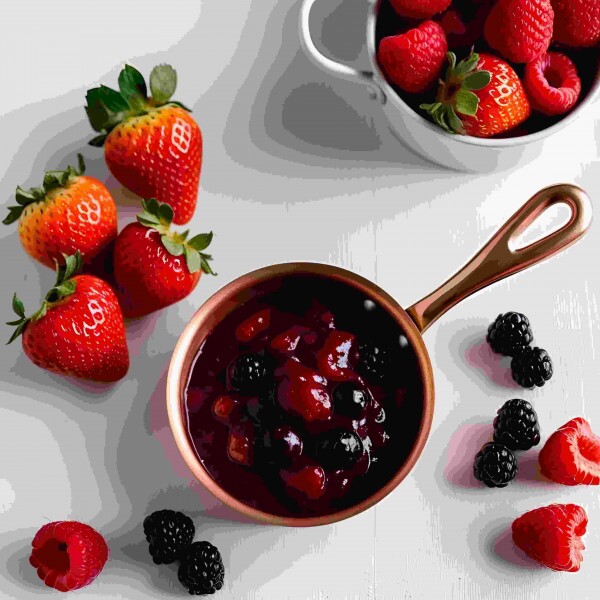 Molho de frutas vermelhas