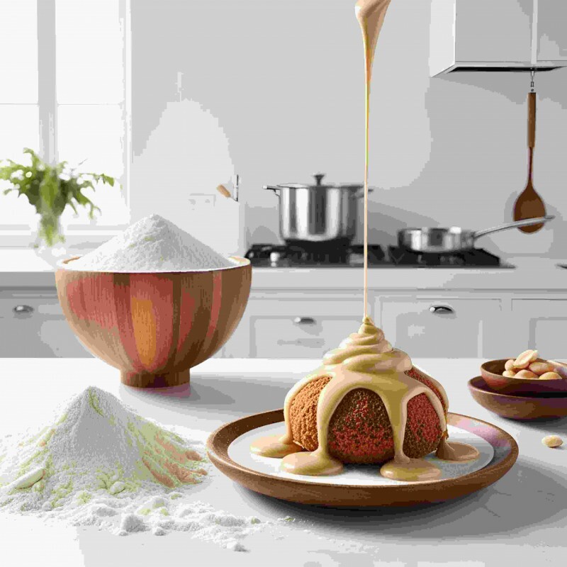 Paçoca com zabaione